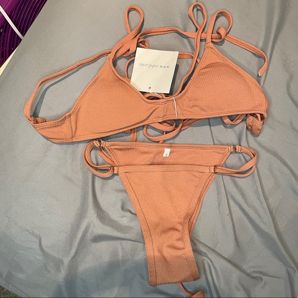 Brown bikini set